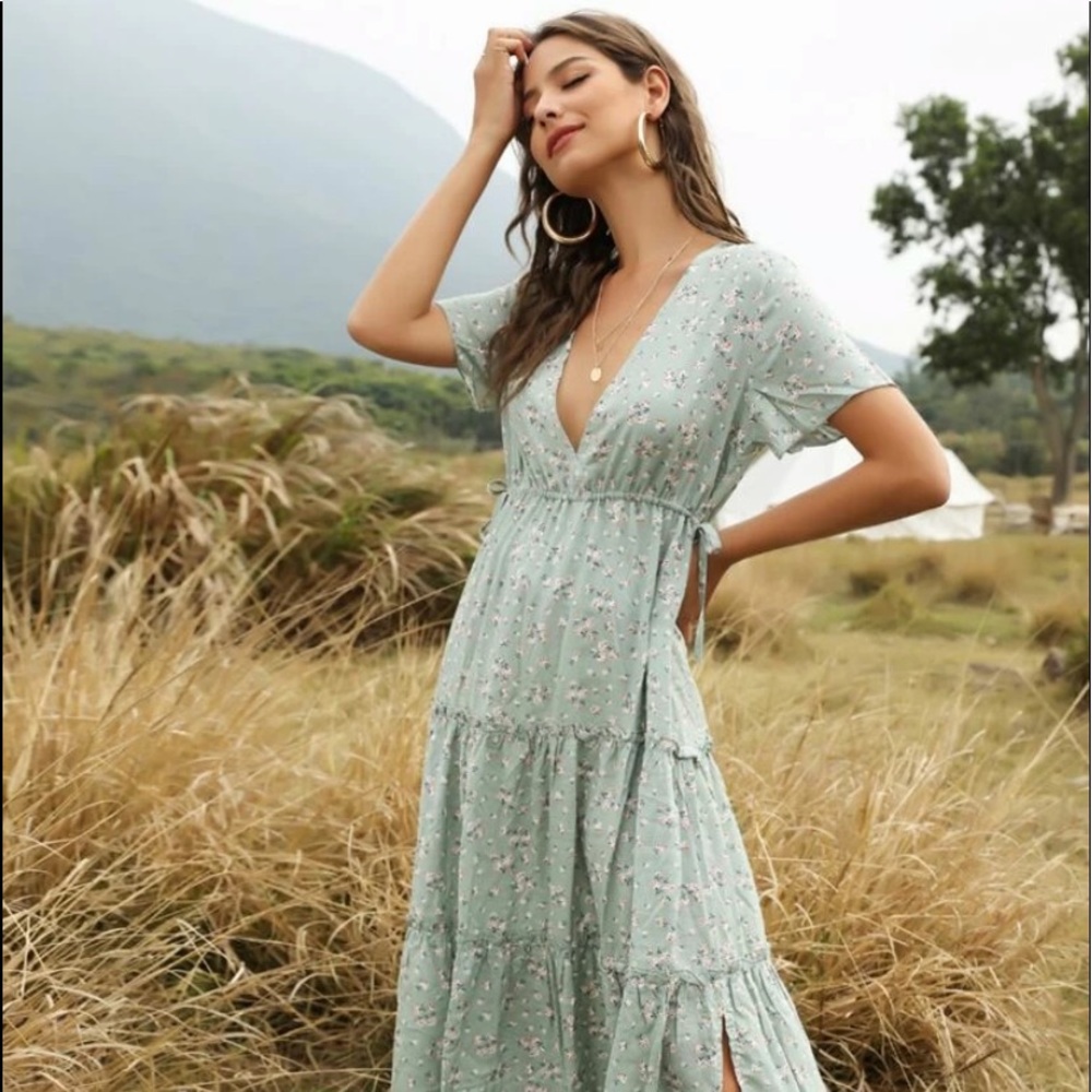Boho maxi dress